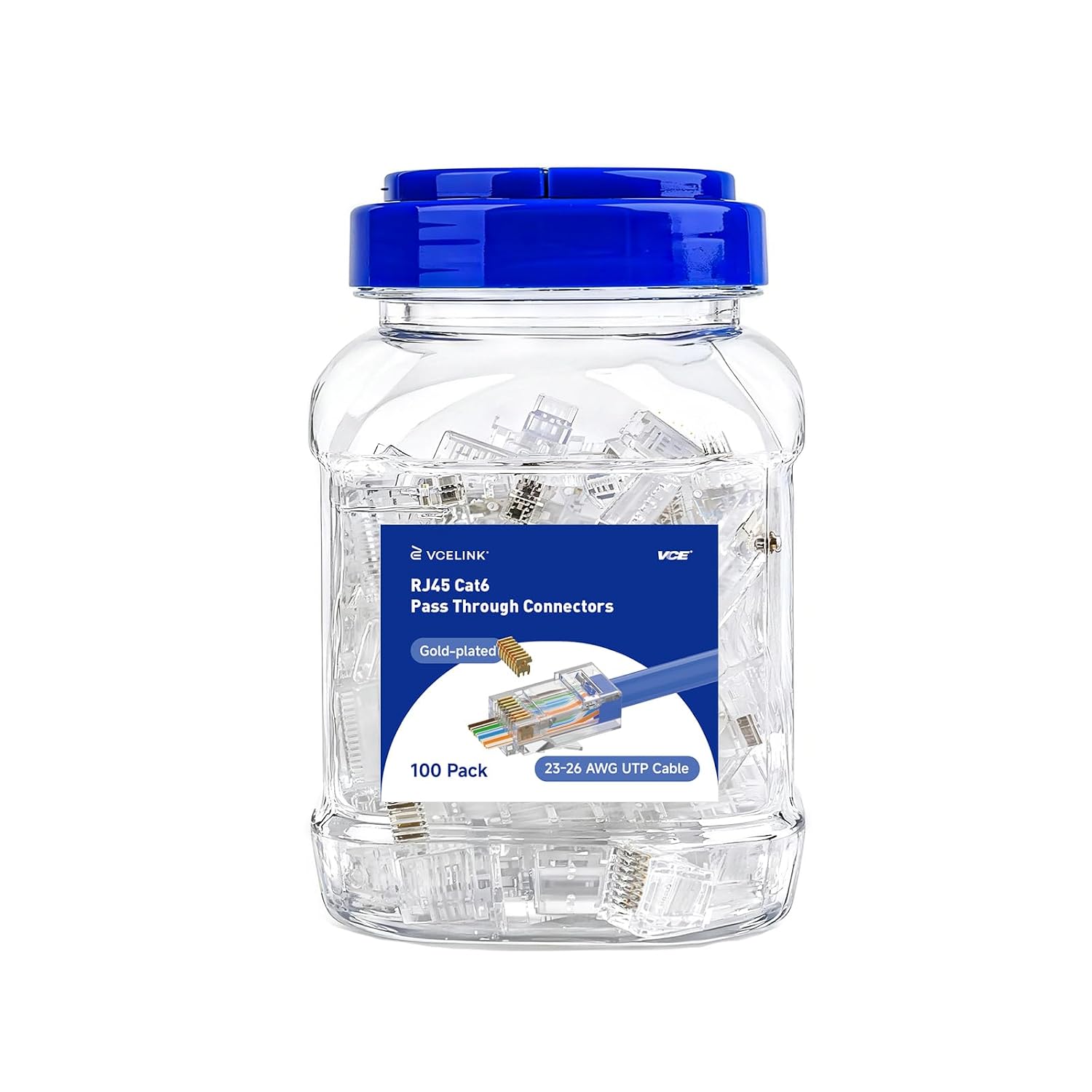 Detalle de VCE Cat6 RJ45 Pass Through Connectors