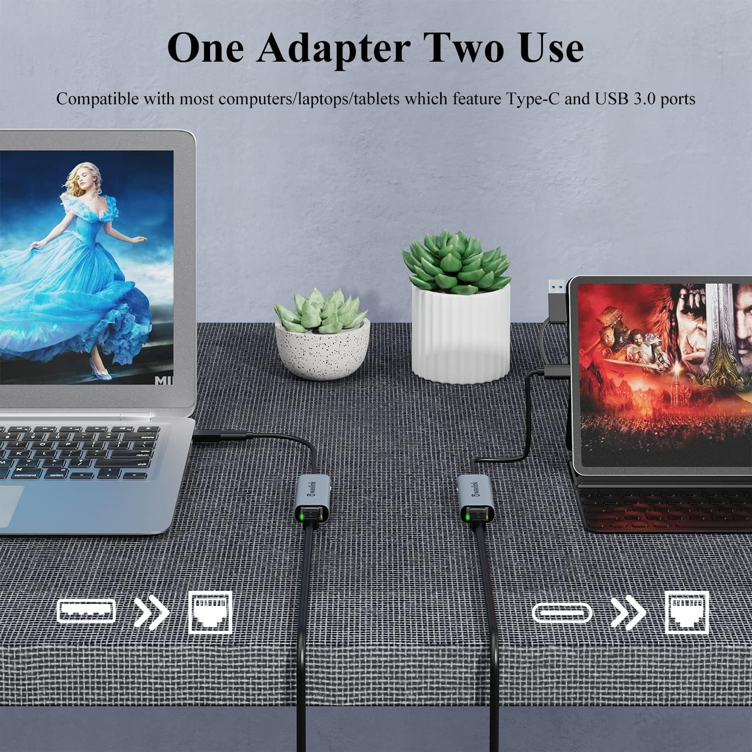 Thumbnail 3 de WAVLINK Adaptateur USB vers Ethernet 2,5G (2500Mbps) USB-C vers RJ45