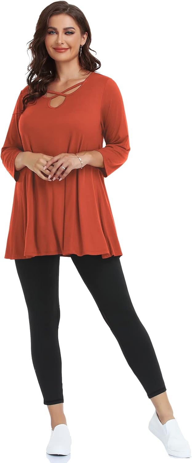 Thumbnail 5 de LARACE Plus-Size Tunic Top, 3/4 Sleeves