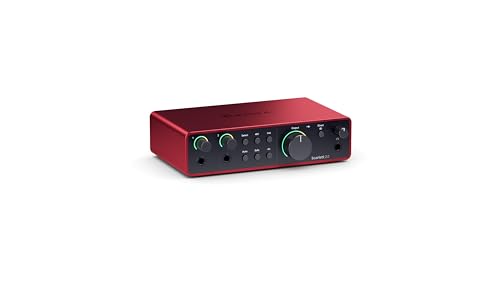 Detalle de Focusrite Scarlett 2i2 4th Gen Pacchetto con interfaccia audio USB-C