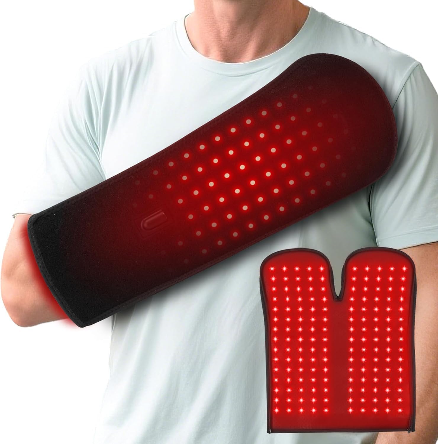 Detalle de Red Light Therapy for Hands & Wrist (2026 Upgrade) – 4 Modes, 5 Intensity Levels, Home Use