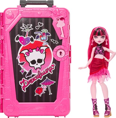 Detalle de Monster High Skulltimate Secrets Draculaura Muñeca - Destination Gore-geous Oasis