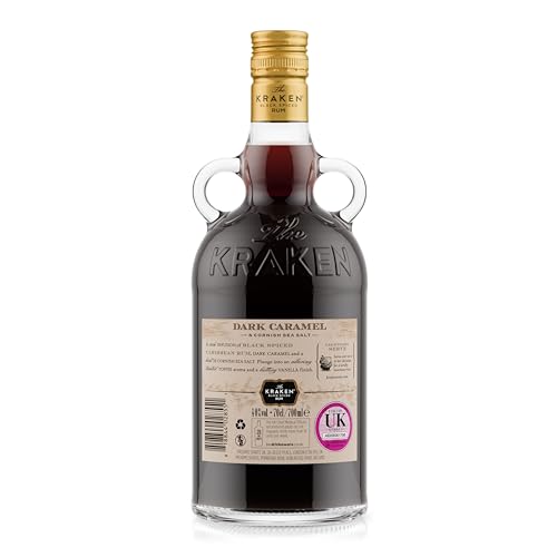 Thumbnail 1 de Kraken Dark Caramel & Cornish Sea Salt Black Spiced Rum – 40% ABV, 70cl