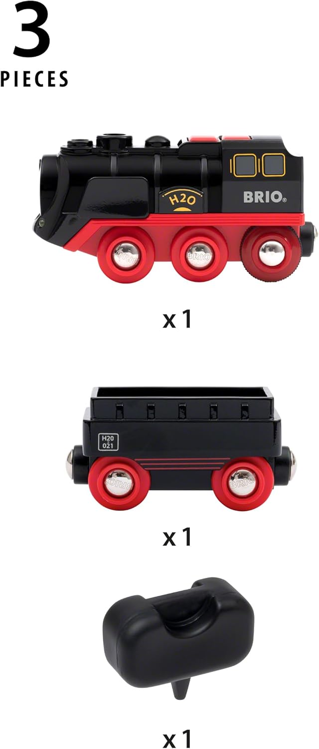 Detalle 2 de BRIO World Battery-Operated Steaming Train