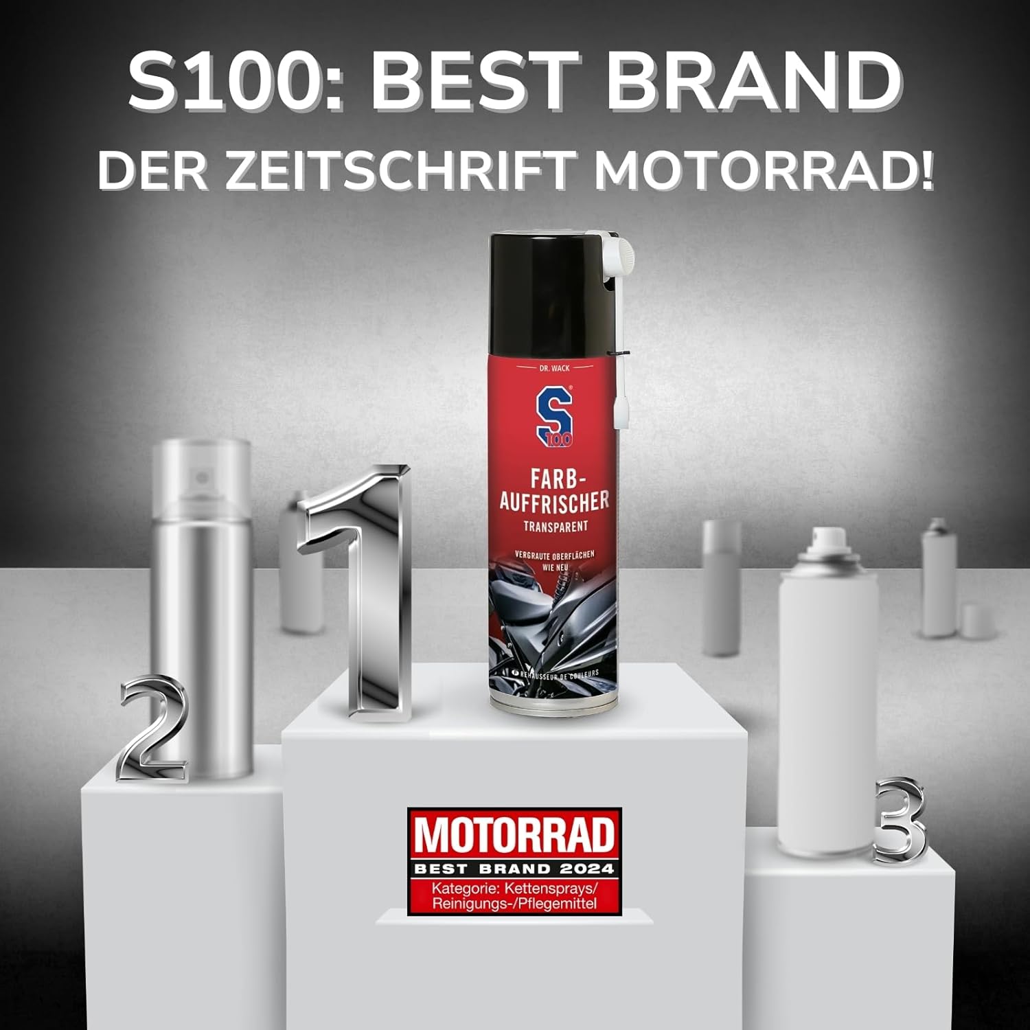 Thumbnail 2 de Dr. Wack S100 Farbauffrischer 300 ml – Farbauffrischung für Motorrad