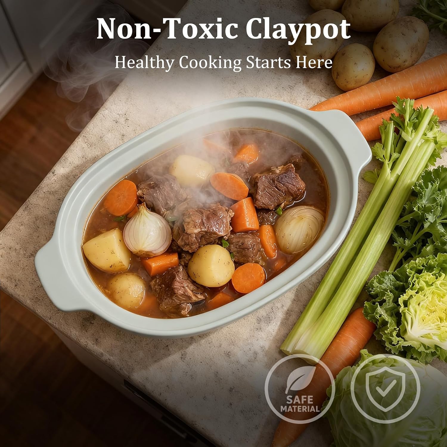 Thumbnail 2 de Magnifique 4 Quart Programmable Slow Cooker