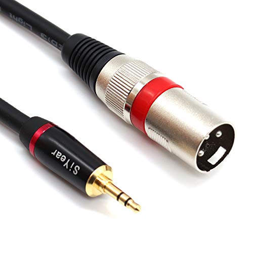 Detalle de SiYear 3.5mm Mini Jack to XLR Male Cable, 0.5m Unbalanced