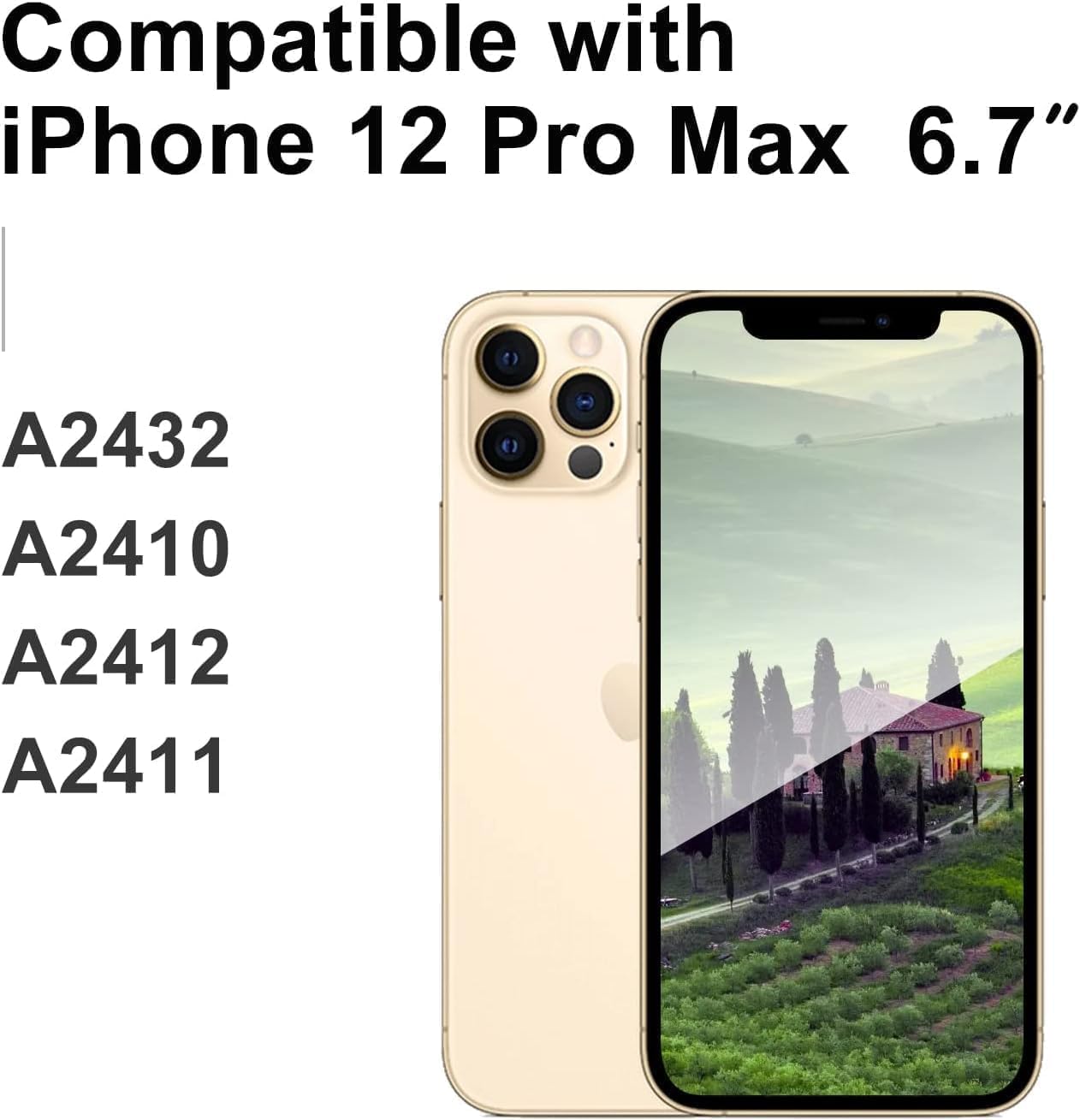 Detalle de LL TRADER iPhone 12 Pro Max 6.7" LCD Retina FHD Screen Replacement with Tools (Truetone programmable)