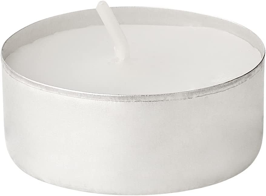 Thumbnail 2 de EDZARD 100 bougies chauffe-plat Ø39 mm – bougies blanches en paraffine, 4 h, non parfumées, lot pratique pour décor et usage quotidien