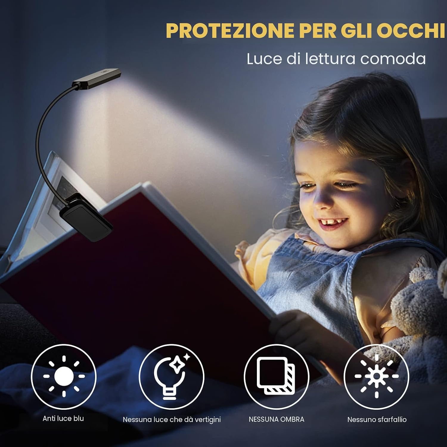 Detalle de TEAMPD Luce da lettura 10 LED 12H