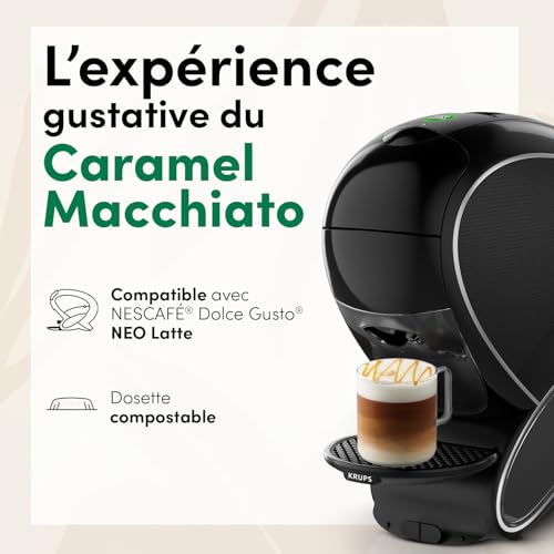 Detalle de NESCAFÉ Dolce Gusto NEO Starbucks Caramel Macchiato, 30 Tasses — dégustation et confort au quotidien