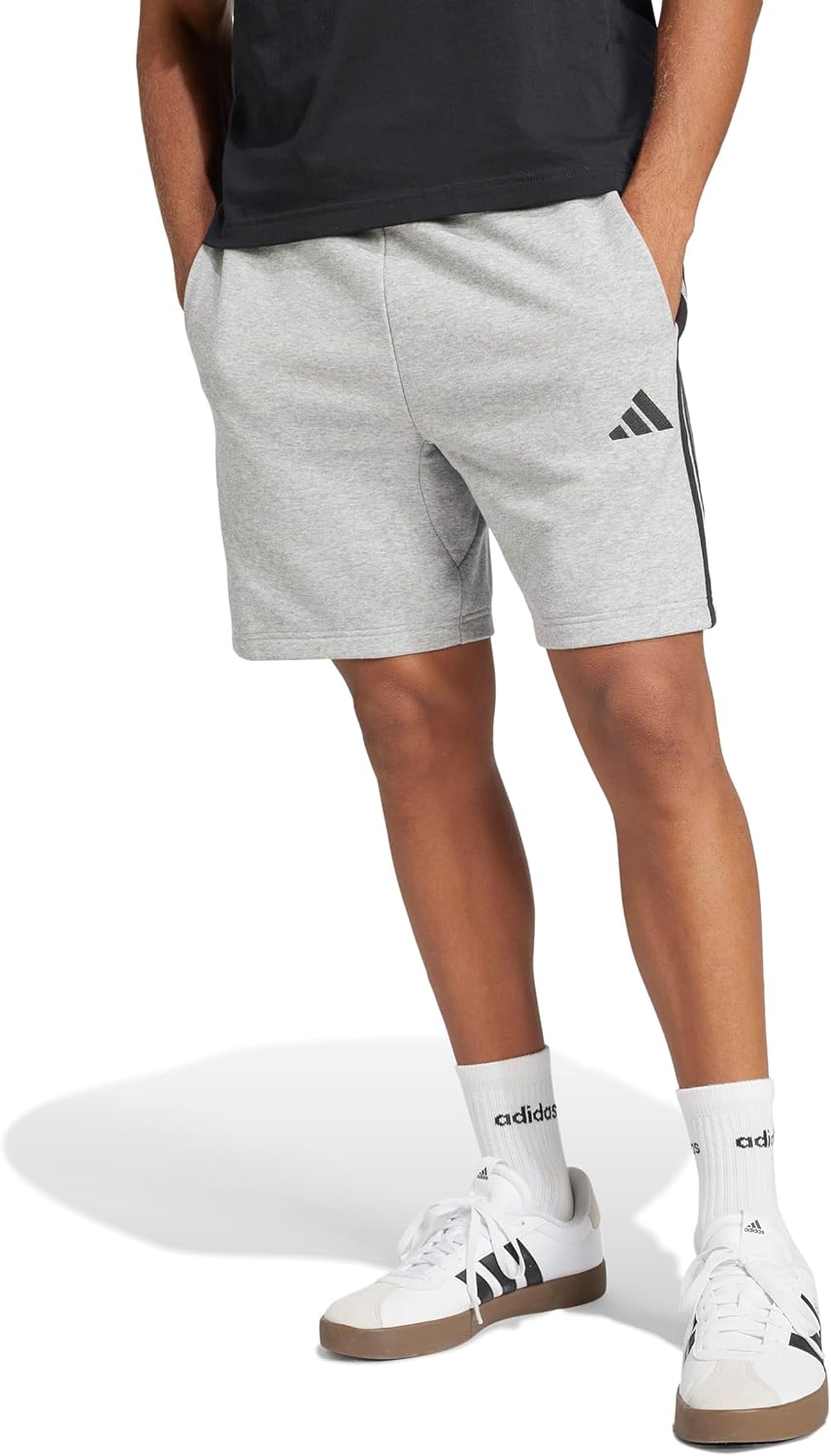 Thumbnail 2 de Adidas Herren Essential Three Stripes French Terry Short
