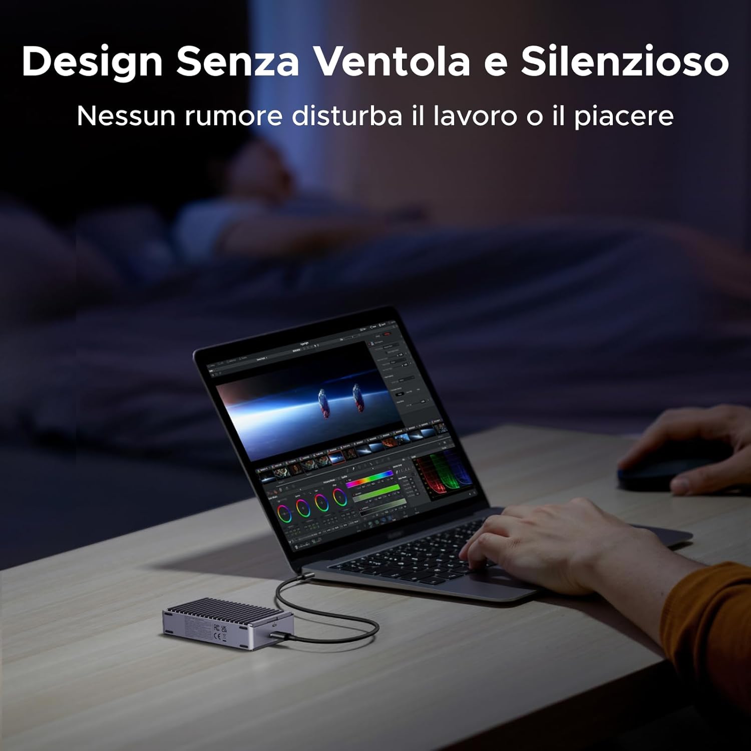 Thumbnail 6 de UGREEN Case Esterno per SSD M.2 NVMe 40Gbps: enclosure USB 4/TB per Thunderbolt 4/3 in alluminio