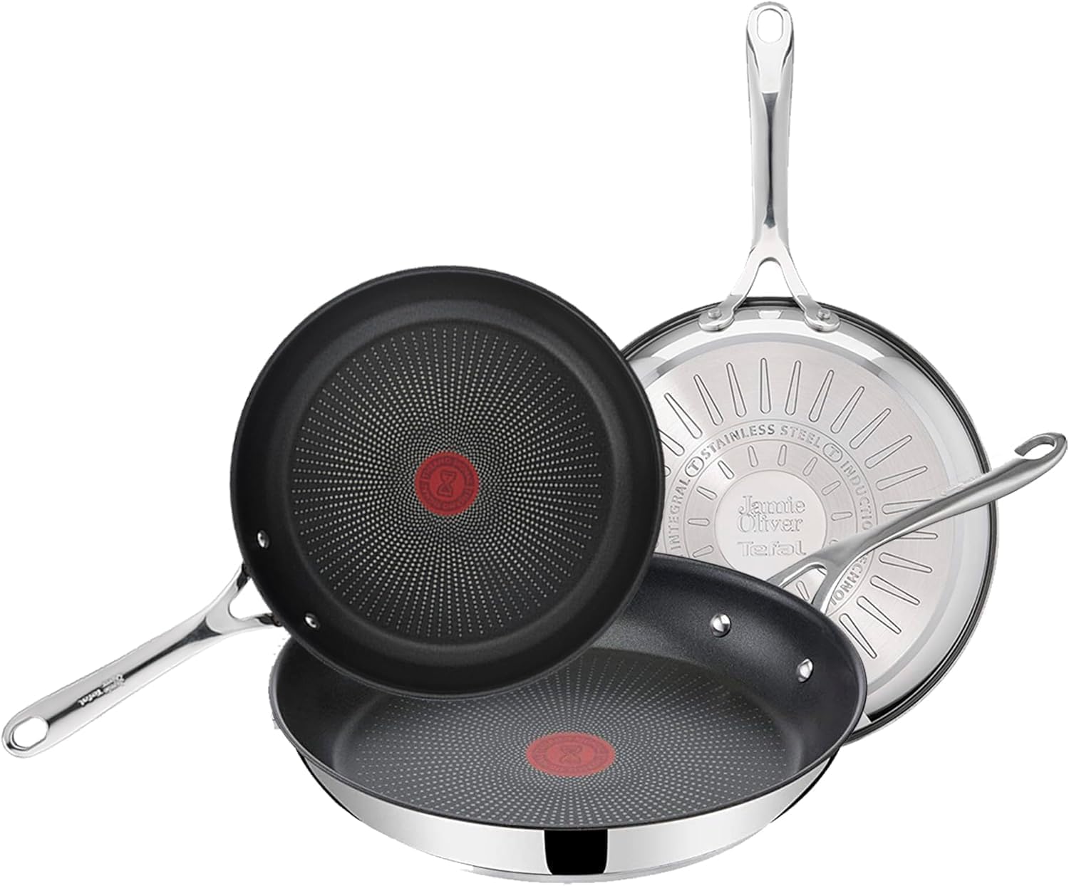 Detalle de Tefal Jamie Oliver Sartenes 20/24/28 cm antiadherente