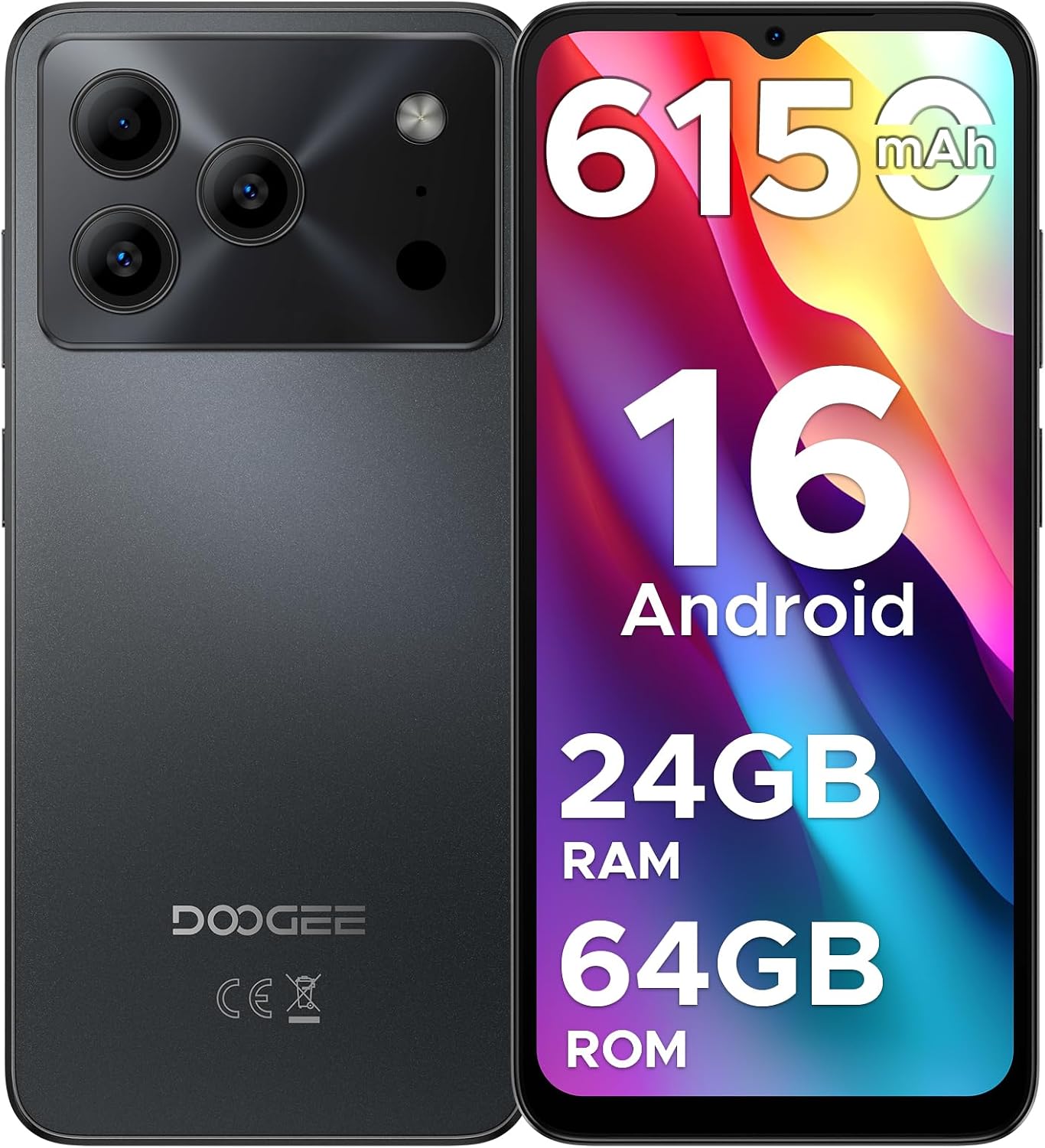 Detalle de DOOGEE Note 56 6150mAh Android 16 smartphone