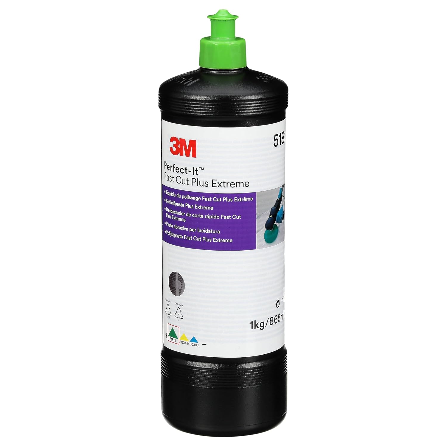 Detalle de 3M Perfect-it Fast Cut Plus Extreme 51815 – 1kg for Car Polishing & Refinishing (Professional Use)