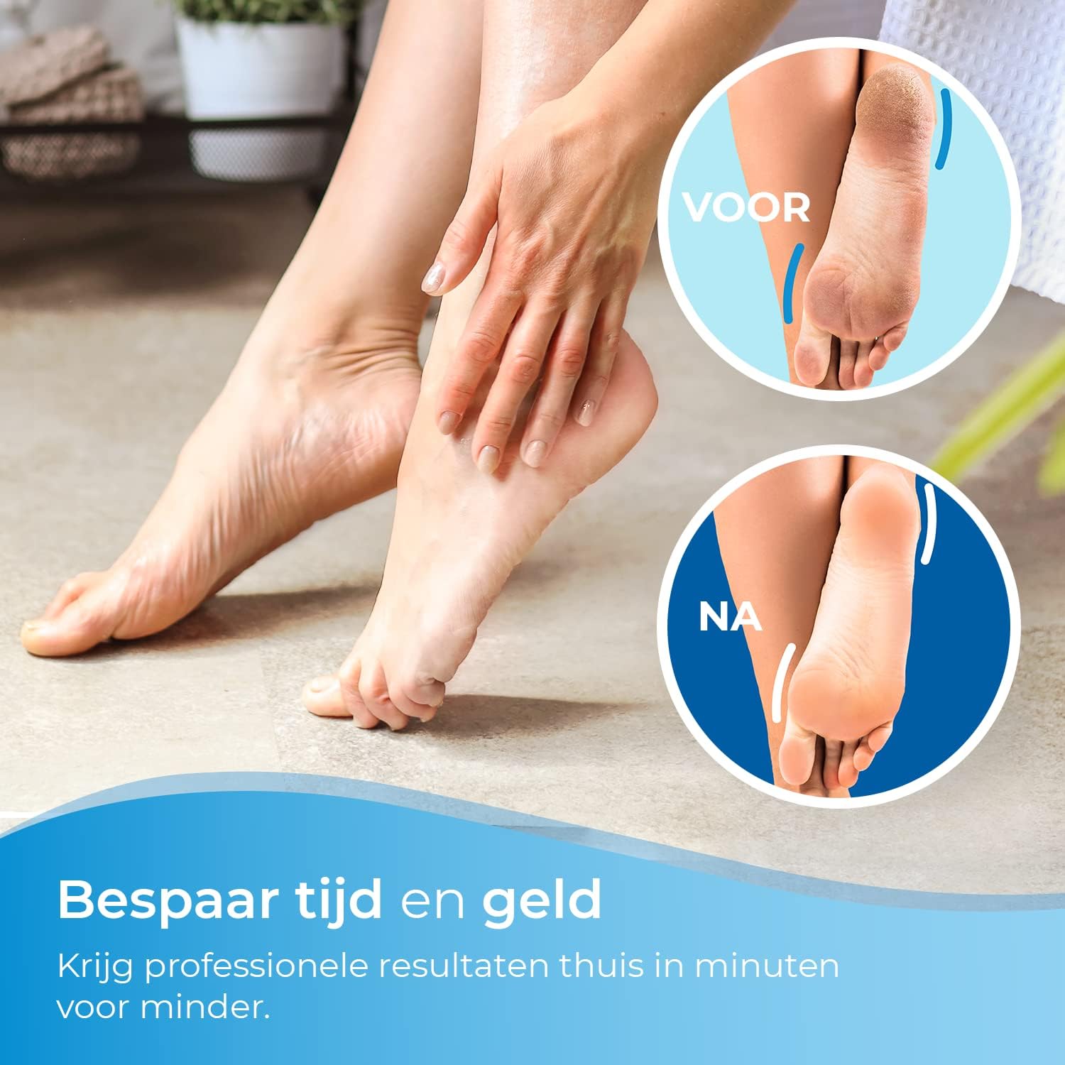 Detalle de My Rollers RR-MP1 vervangingsrollers voor Emjoi Micro-Pedi, extra grof, blauw
