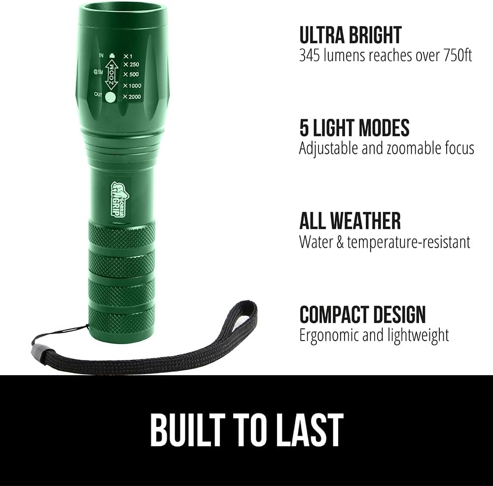 Detalle de Gorilla Grip LED flashlight, 345 lumens