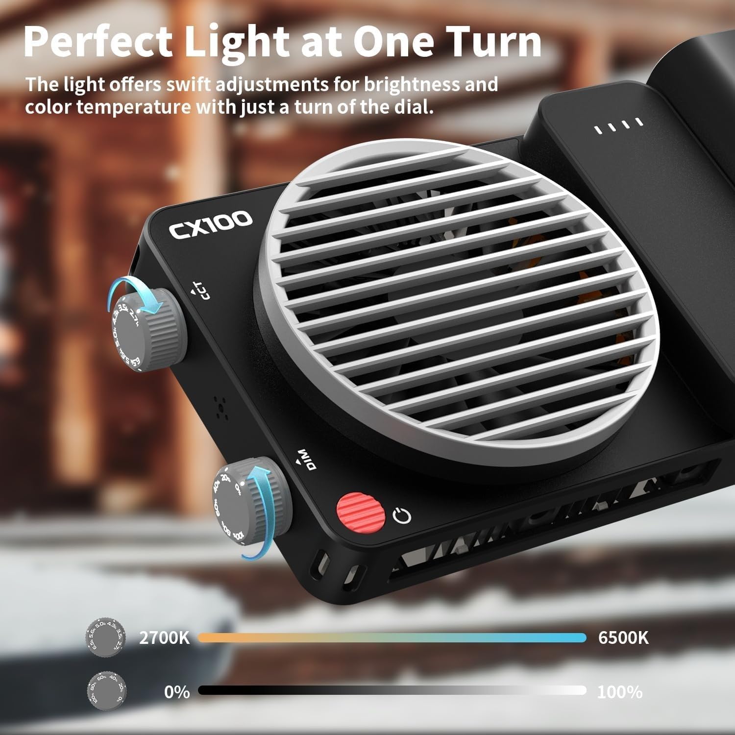 Thumbnail 6 de Zhiyun CINEPEER CX100 100W luce LED bicolore
