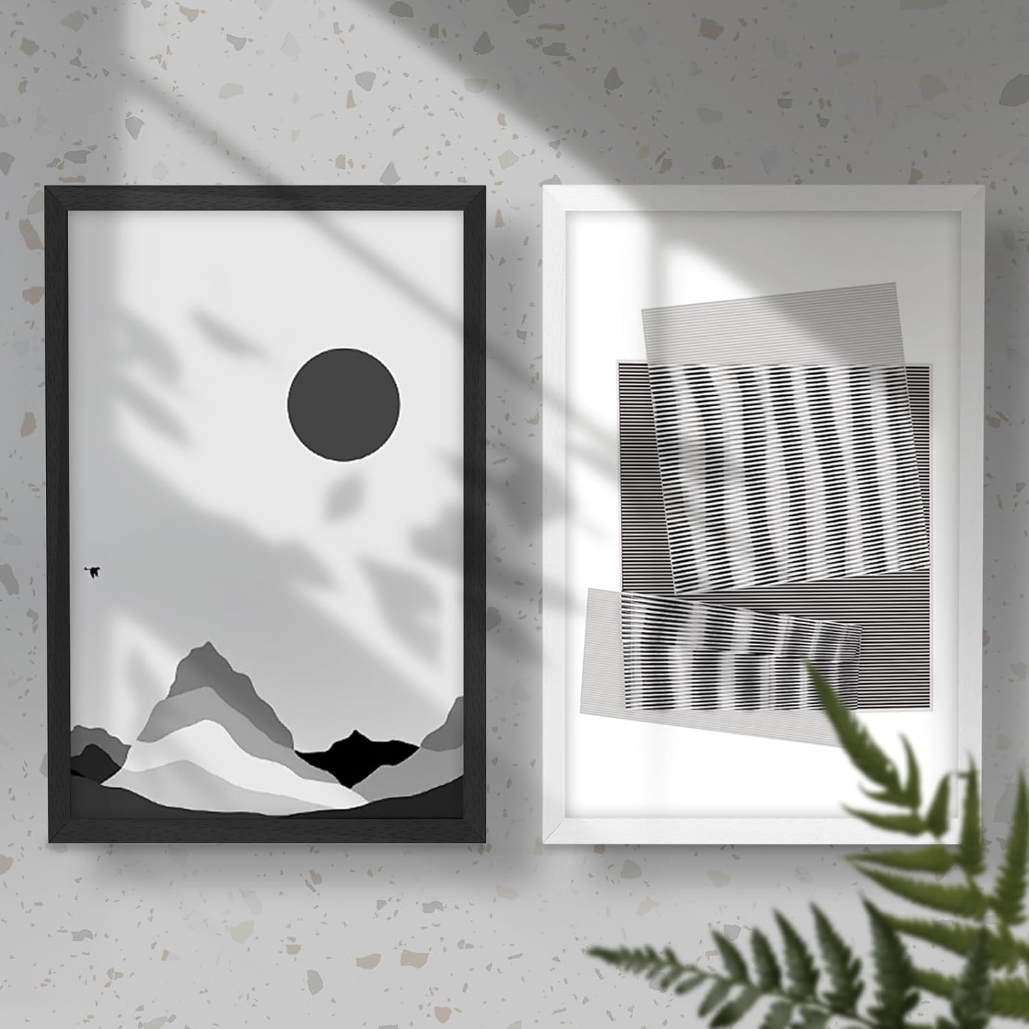 Thumbnail 2 de wyewye Picture Frame 50 x 70 cm Wood, Acrylic Front, Black – Wall-Hanging