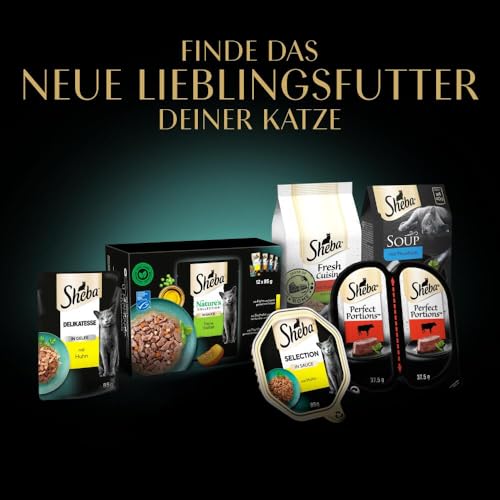Thumbnail 12 de SHEBA Filets Adult Katzenfutter in Sauce mit Huhn und Thunfisch – 16x60 g Schale