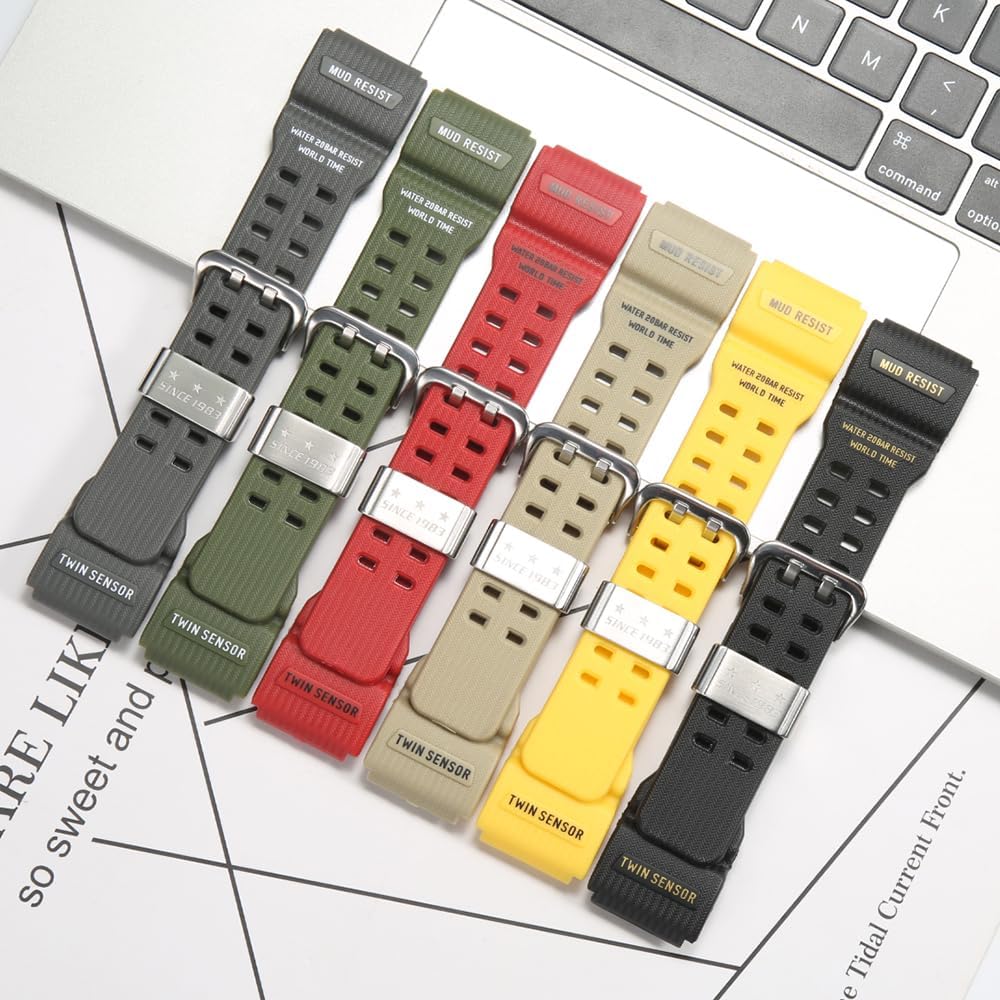 Thumbnail 3 de MCXGL GG-1000 Resin Replacement Strap – Ersatzarmband für Casio Mudmaster (GG-1000/GWG-100)