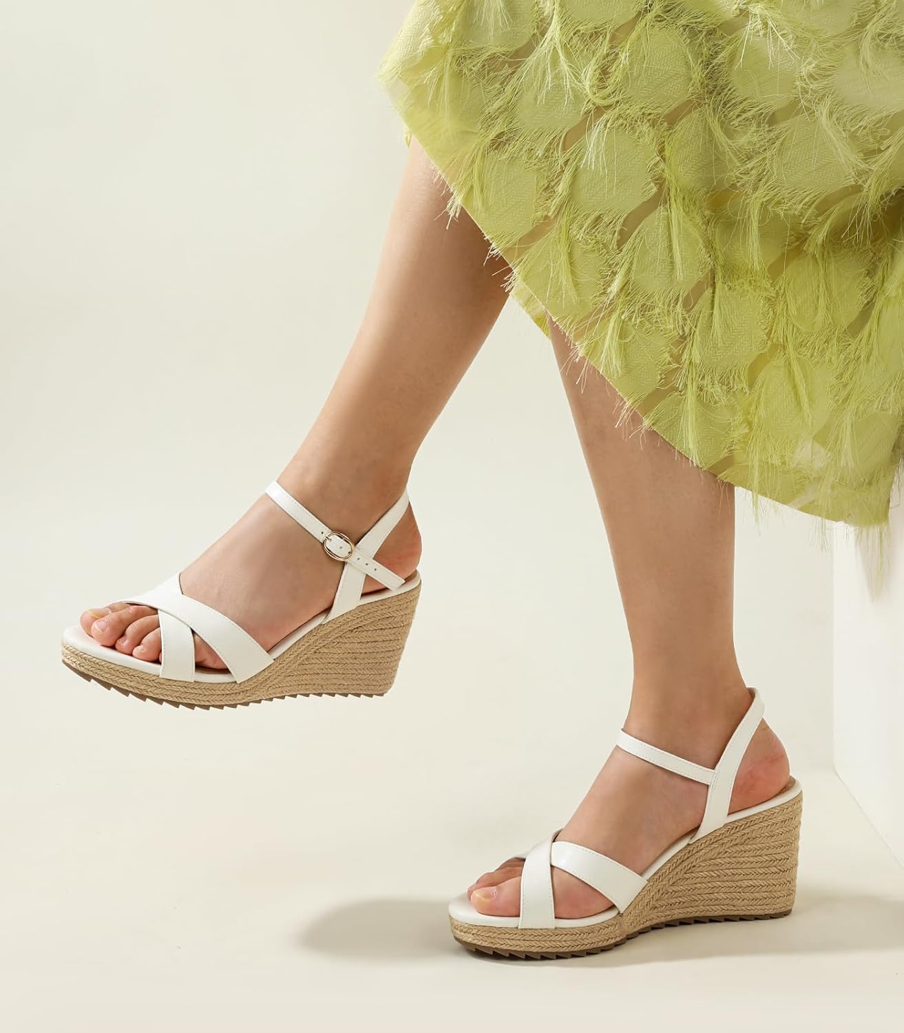 Thumbnail 1 de Ankis Wedge Sandals for Women — 3.4-Inch Open-Toe Espadrille Wedges