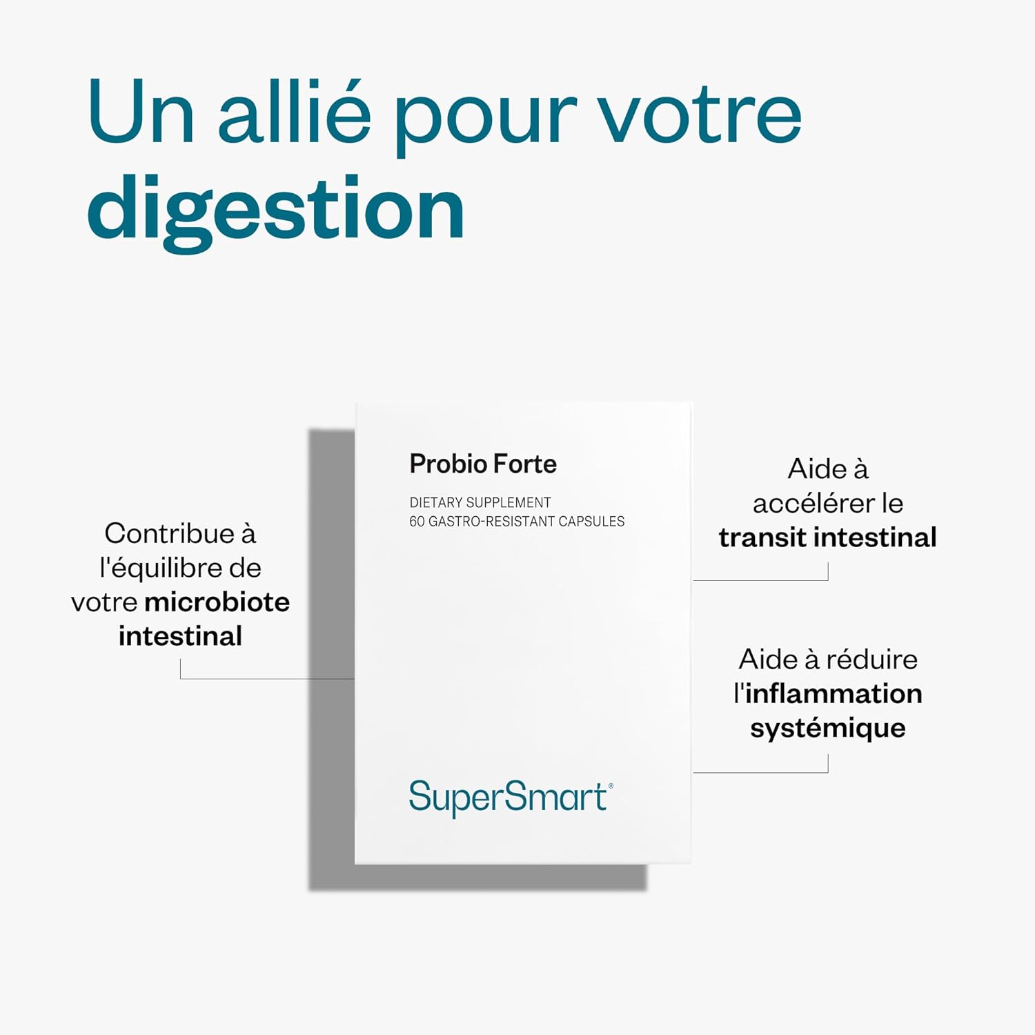 Thumbnail 3 de Probiotique Flore Intestinale – Renforce Flore Intestinale et le Système Immunitaire, 60 Gélules (8 Milliards par gélule) – Vegan, Sans Gluten