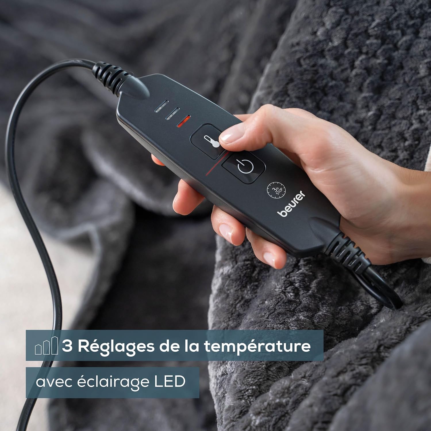 Detalle 2 de Beurer HD 65 couverture chauffante 1500 g
