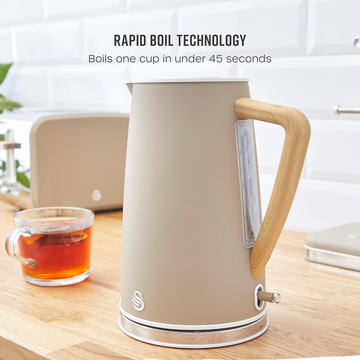 Detalle de Swan Nordic SK14610OAT kettle, 1.7L