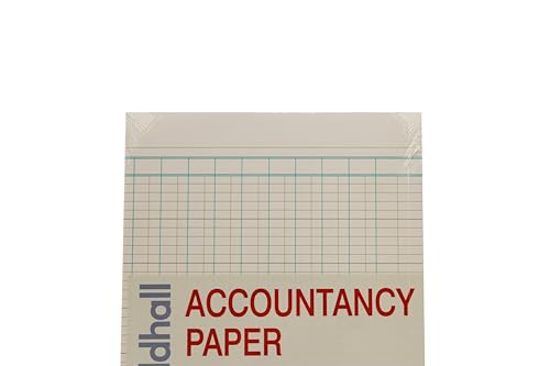 Detalle de Exacompta Guildhall A4 Accountancy Paper, 298 x 203mm, 24 Sheets, 16 Cash Columns
