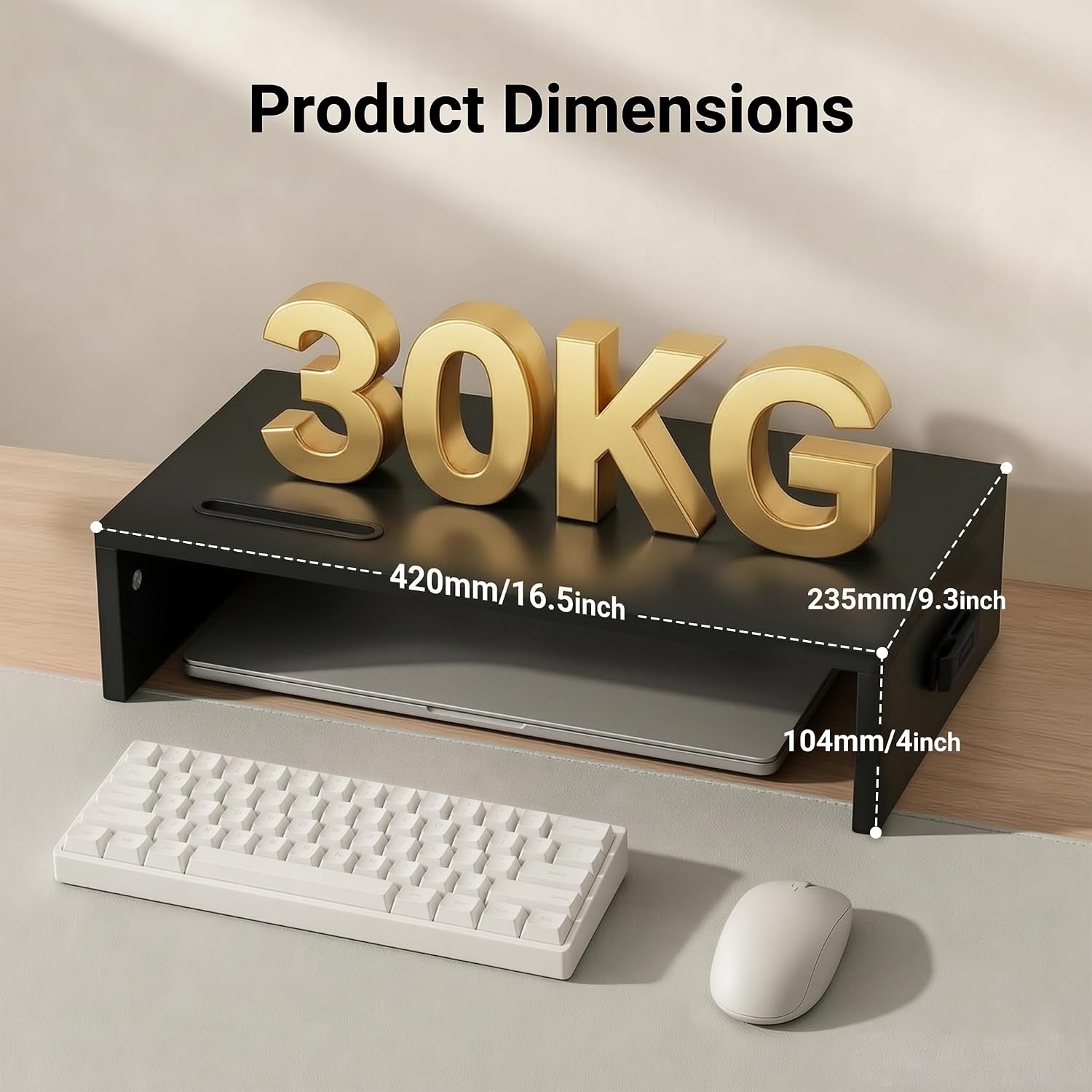 Detalle 2 de BONTEC Monitorständer 10,4 cm