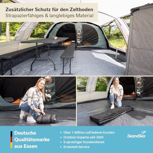 Thumbnail 7 de Skandika Zeltteppich Bredal 250 × 310 cm – wetterfestes Outdoor-Kissen mit Softtouch-Polyester