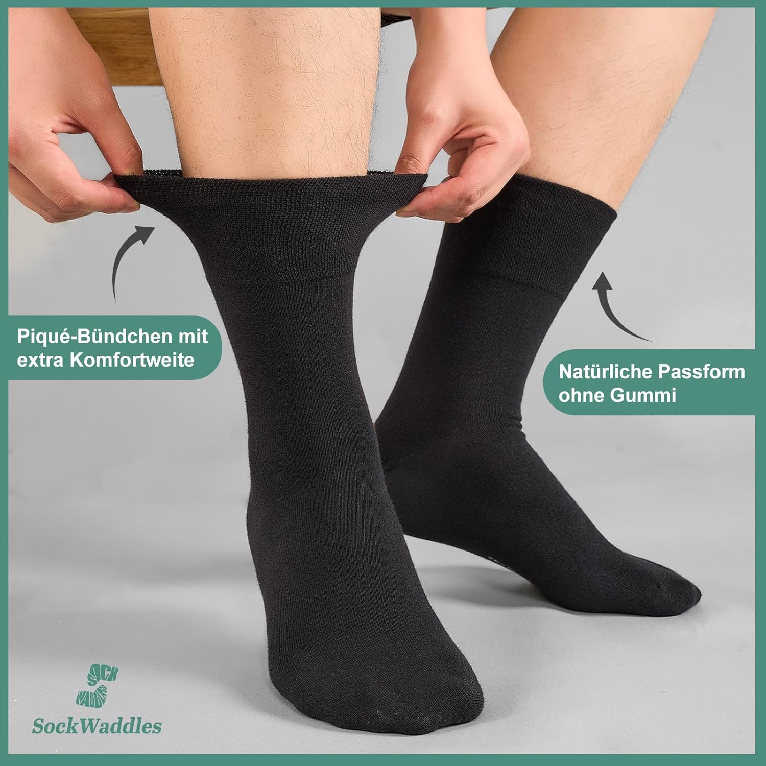 Thumbnail 5 de SockWaddles 6 Paar Diabetikersocken