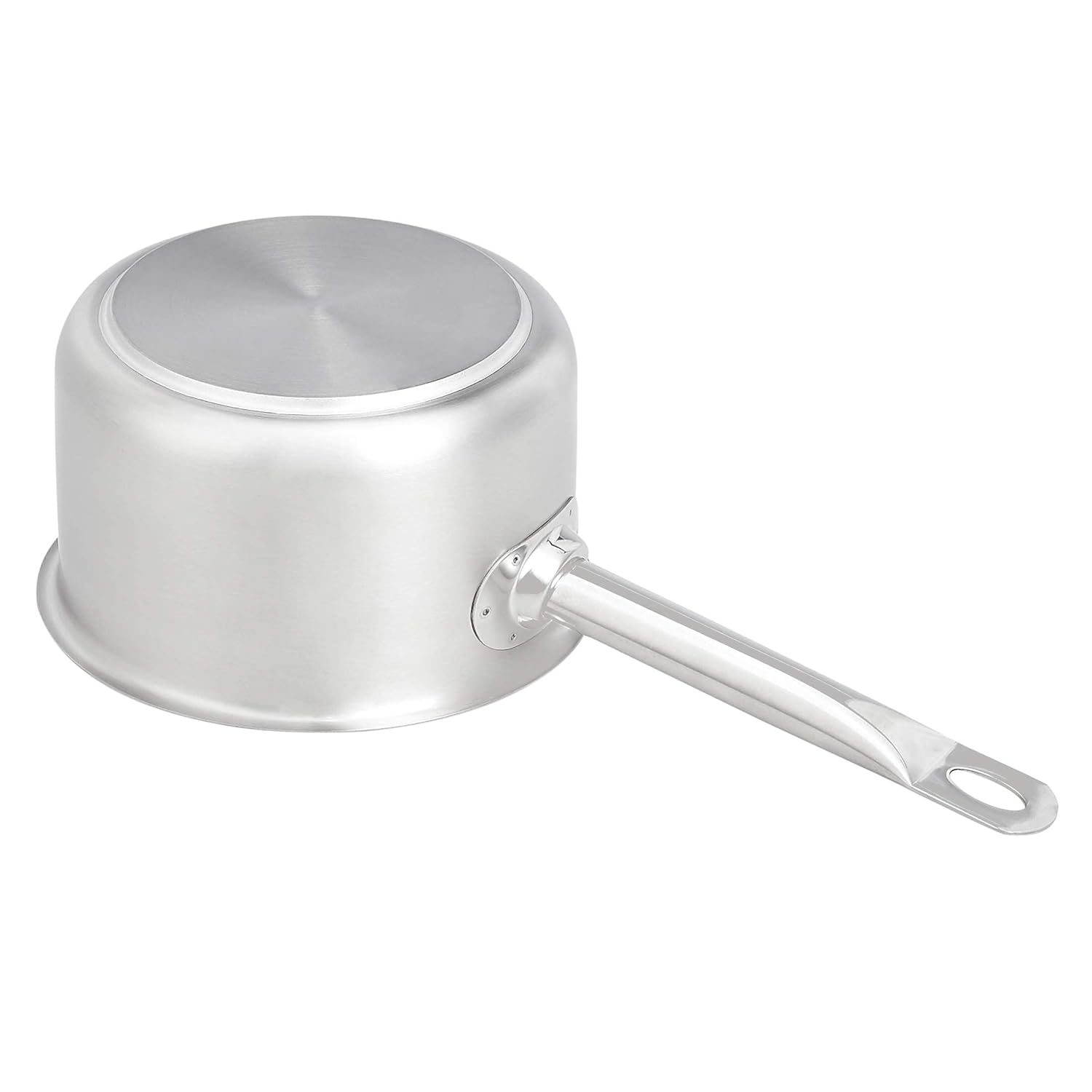 Thumbnail 1 de Amazon Basics Edelstahl-Stielkasserolle mit Deckel, 1,9 l – gerade Seiten für Saucen, Aufwärmen & mehr