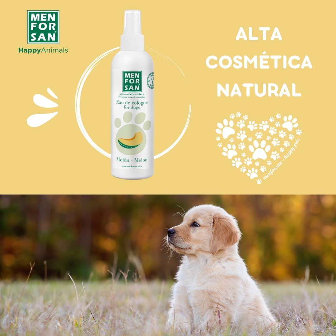 Detalle 1 de MENFORSAN Eau de Toilette per cani Melone – Profumo fresco e delicato da 125 ml