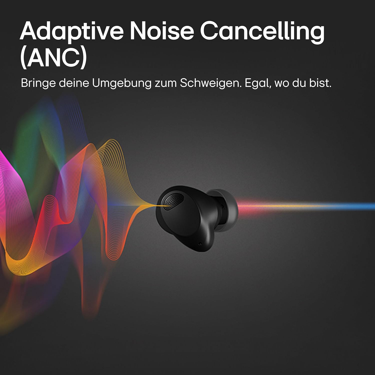 Thumbnail 3 de LG Tone Free T90S In-Ear Bluetooth-Kopfhörer mit Dolby Atmos, Meridian-Technologie und ANC – Schwarz