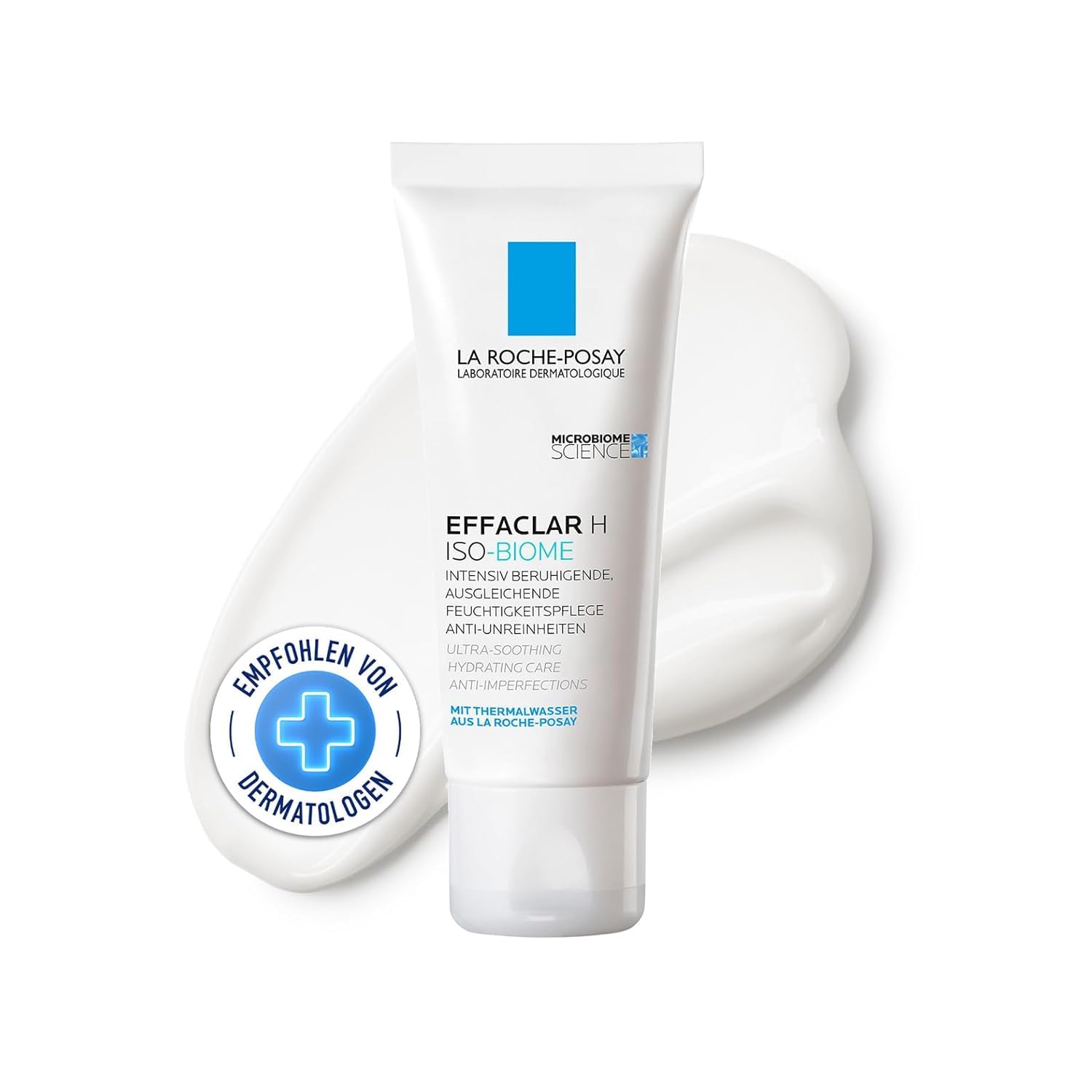 Thumbnail 1 de La Roche-Posay Effaclar H Iso-Biome Feuchtigkeitspflege bei austrocknender Akne-Behandlung (40 ml) mit Niacinamid & Provitamin B5