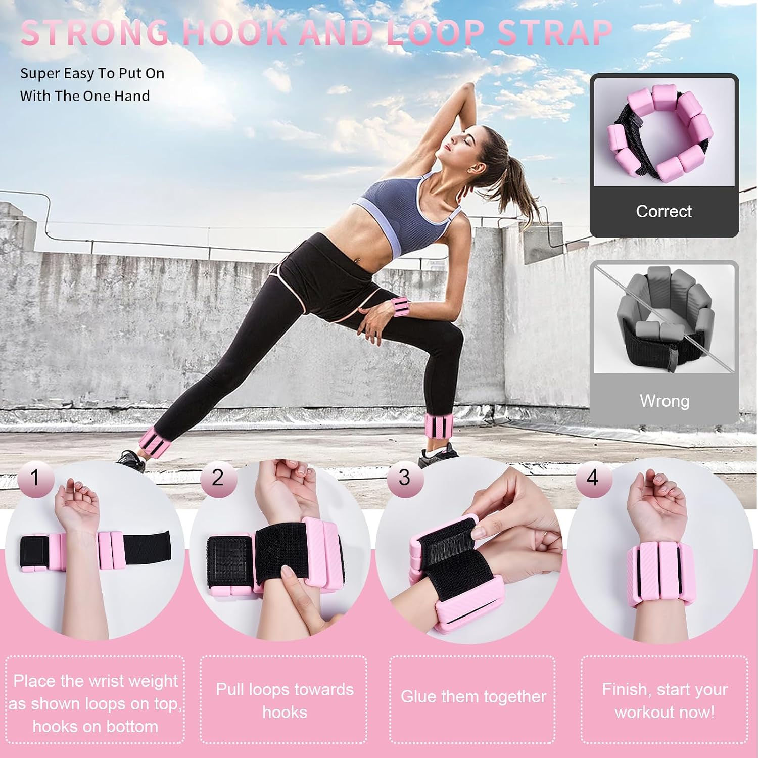 Thumbnail 4 de Wrist & Ankle Weights 1 lb pair 🏋️♀