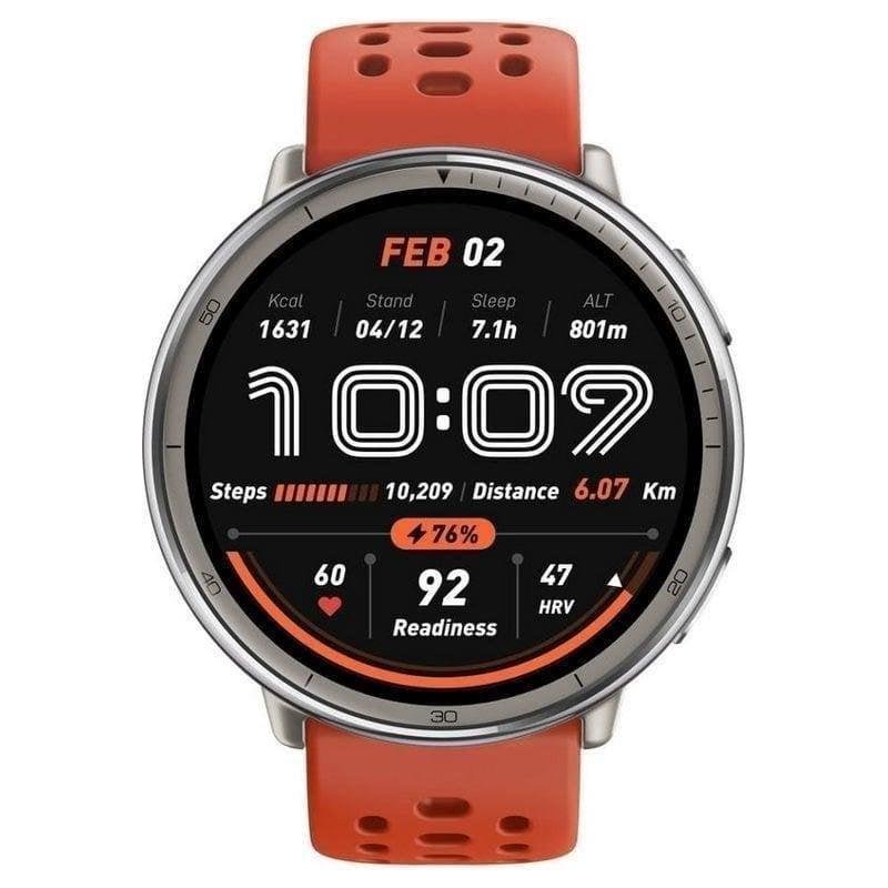 Thumbnail 2 de Amazfit Active 2 NFC Smartwatch 1.32" con 2 correas: plata, GPS, NFC y 2000 nits
