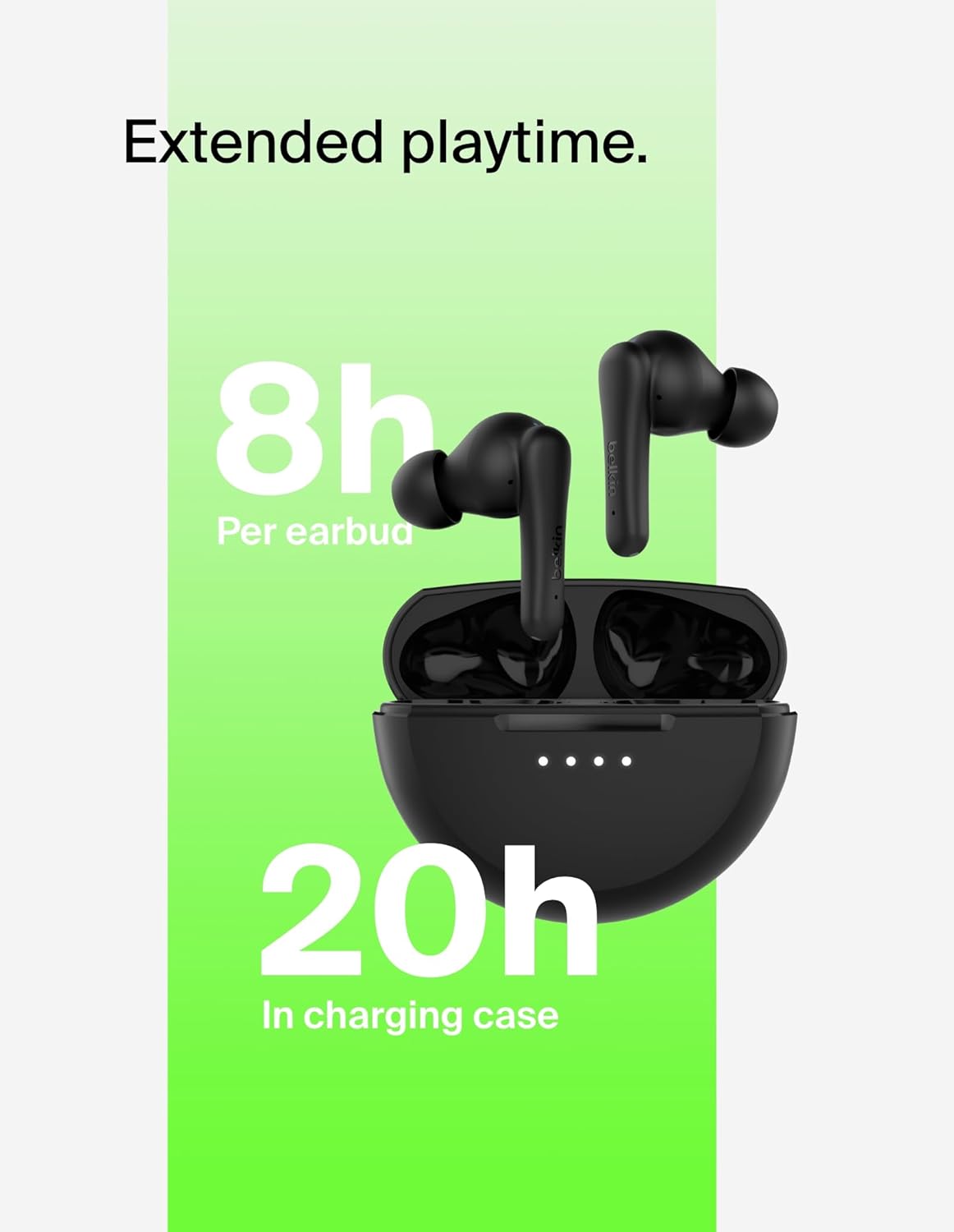 Detalle 2 de Belkin SoundForm Rhythm True Wireless Earbuds review