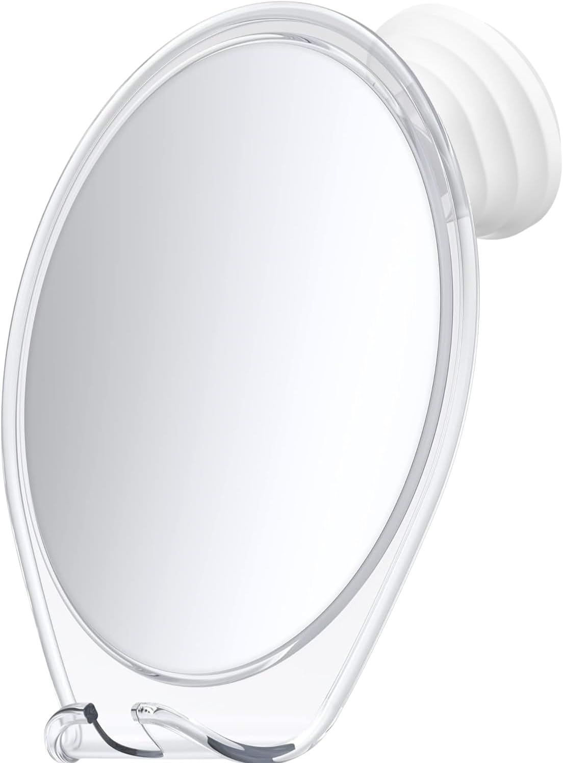 HONEYBULL Fogless Shower Mirror with Suction Mount ⌁ Anti-Fog Glass Mirror