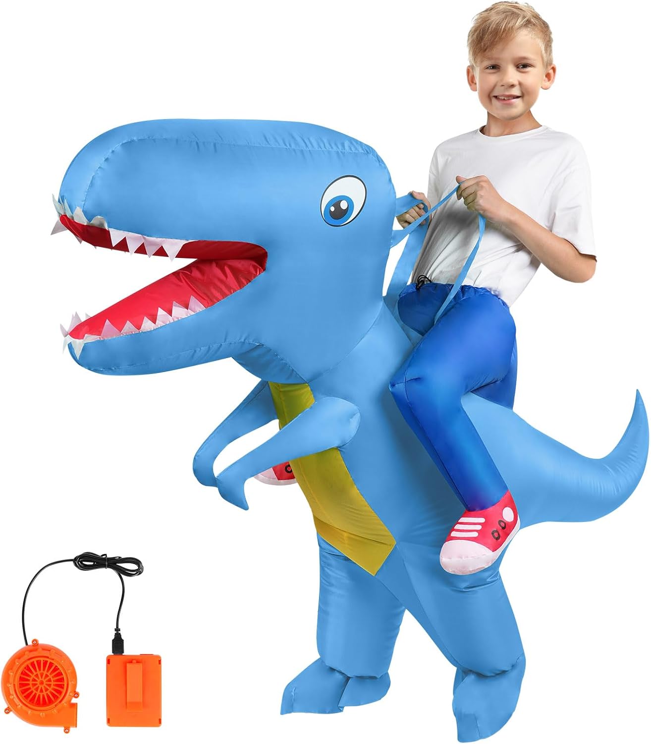 Detalle de AOOWU Dinosaurier Kostüm 90 Sekunden 🎭