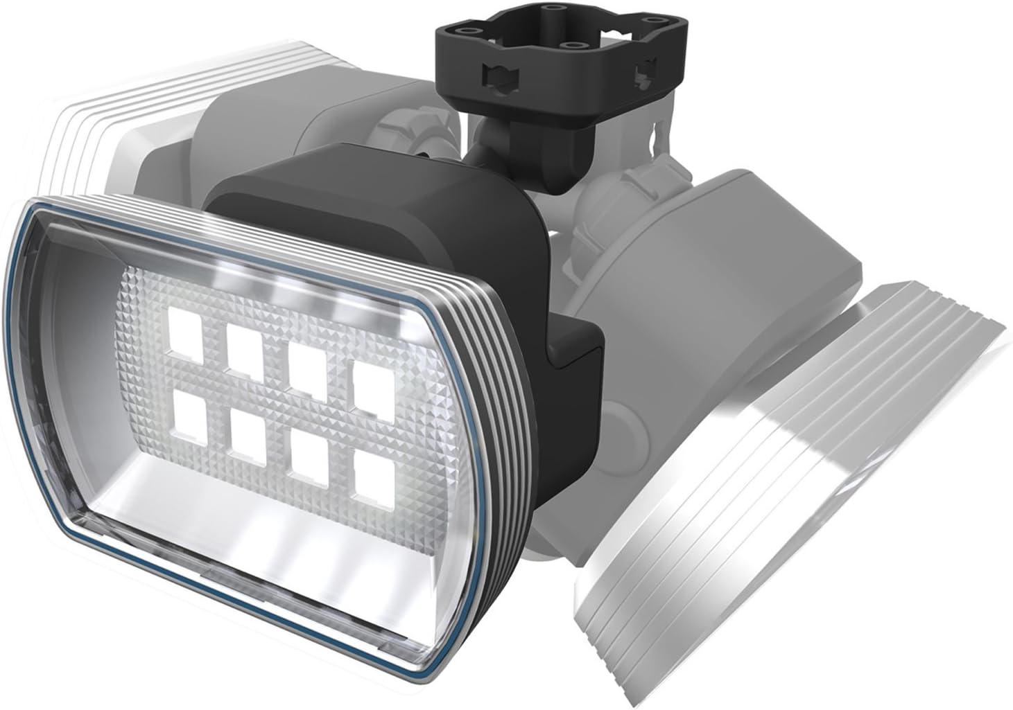 Thumbnail 2 de ムサシ RITEX LED-150 フリーアーム式センサーライト 乾電池式・4.5Wワイド照射
