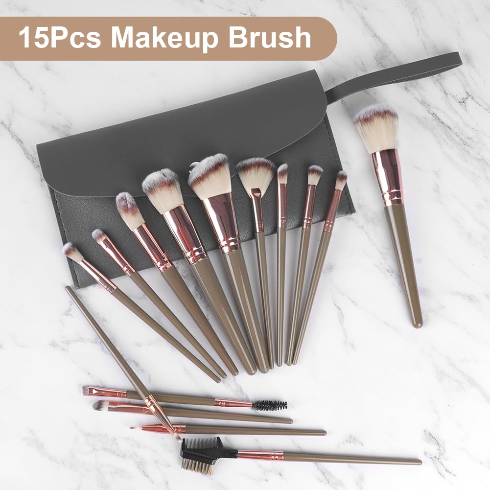 Thumbnail 5 de Vicloon Pinselset Makeup 15 Stück