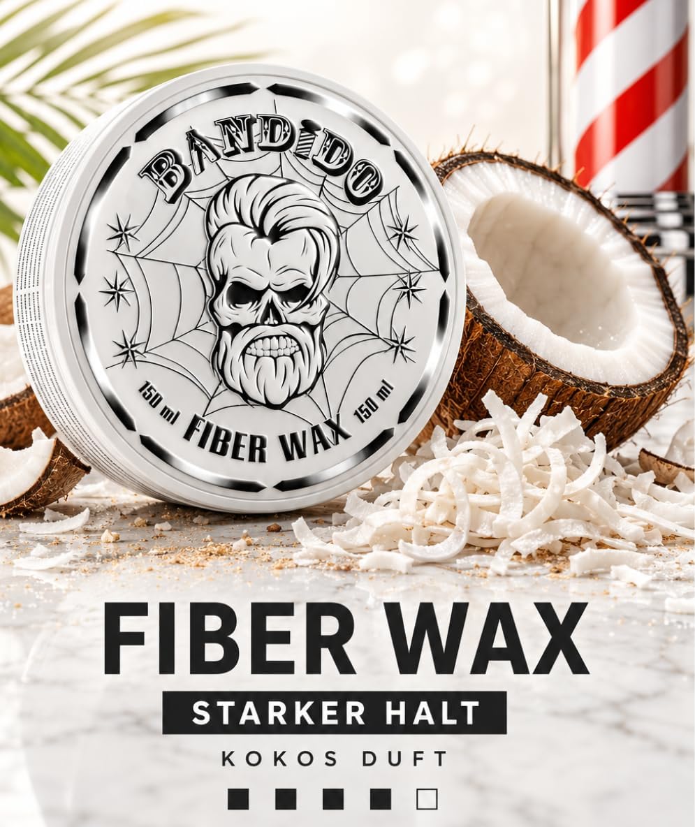 Detalle 2 de Bandido Fiber Wax Maximum Hold 150ml – Cire coiffante à tenue forte et fibre d’araignée