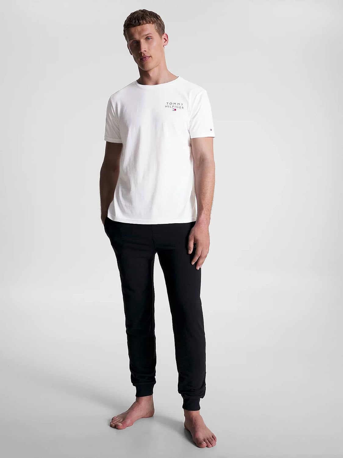 Thumbnail 1 de Tommy Hilfiger Herren T-Shirt Kurzarm Rundhalsausschnitt (Baumwolle) – schlichtes Basic für Freizeit & Büro