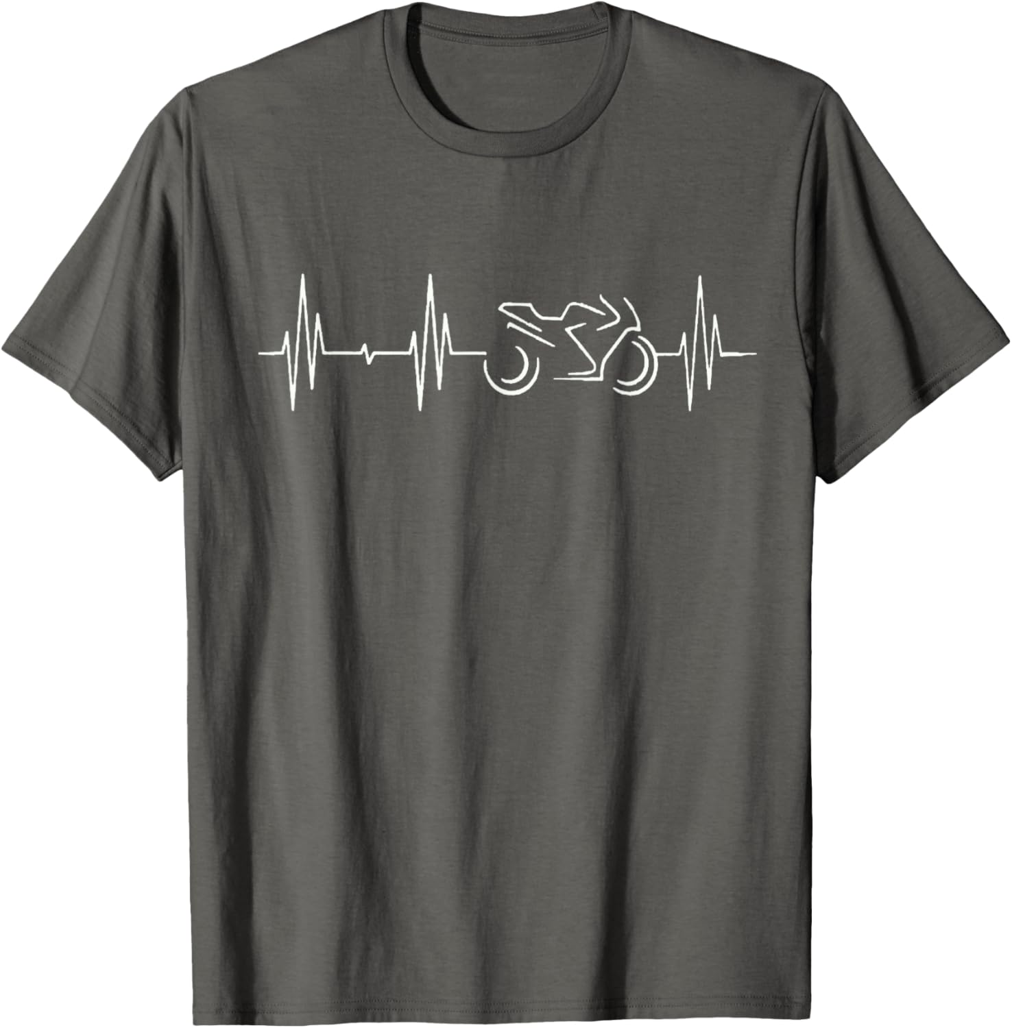 Detalle 2 de T-Shirt Heartbeat Motard Passion – T-shirt légère au design moto