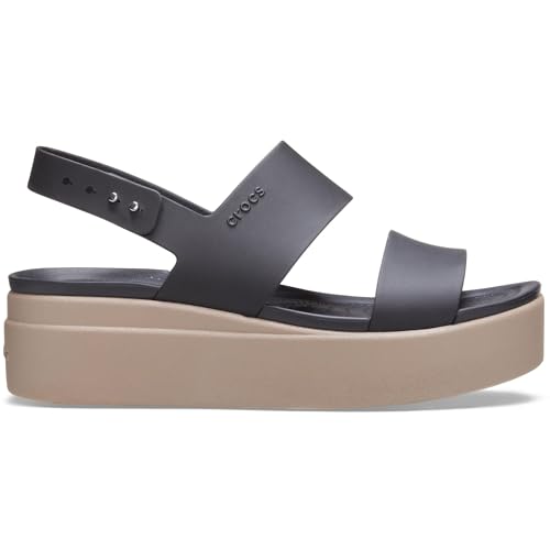 Thumbnail 4 de Crocs Brooklyn Low Wedge W Blk/Mrm