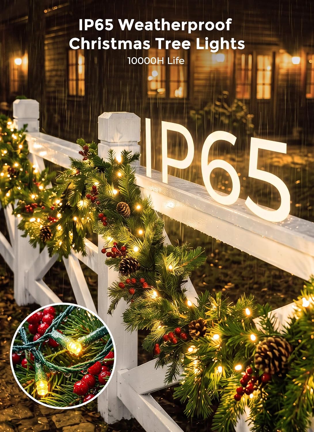 Thumbnail 5 de Battery-Operated Christmas String Lights, 200 LEDs